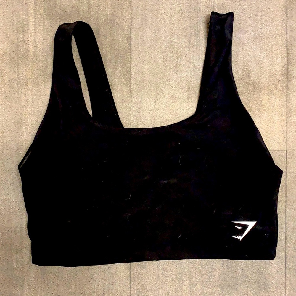 GYMSHARK Black sports bra